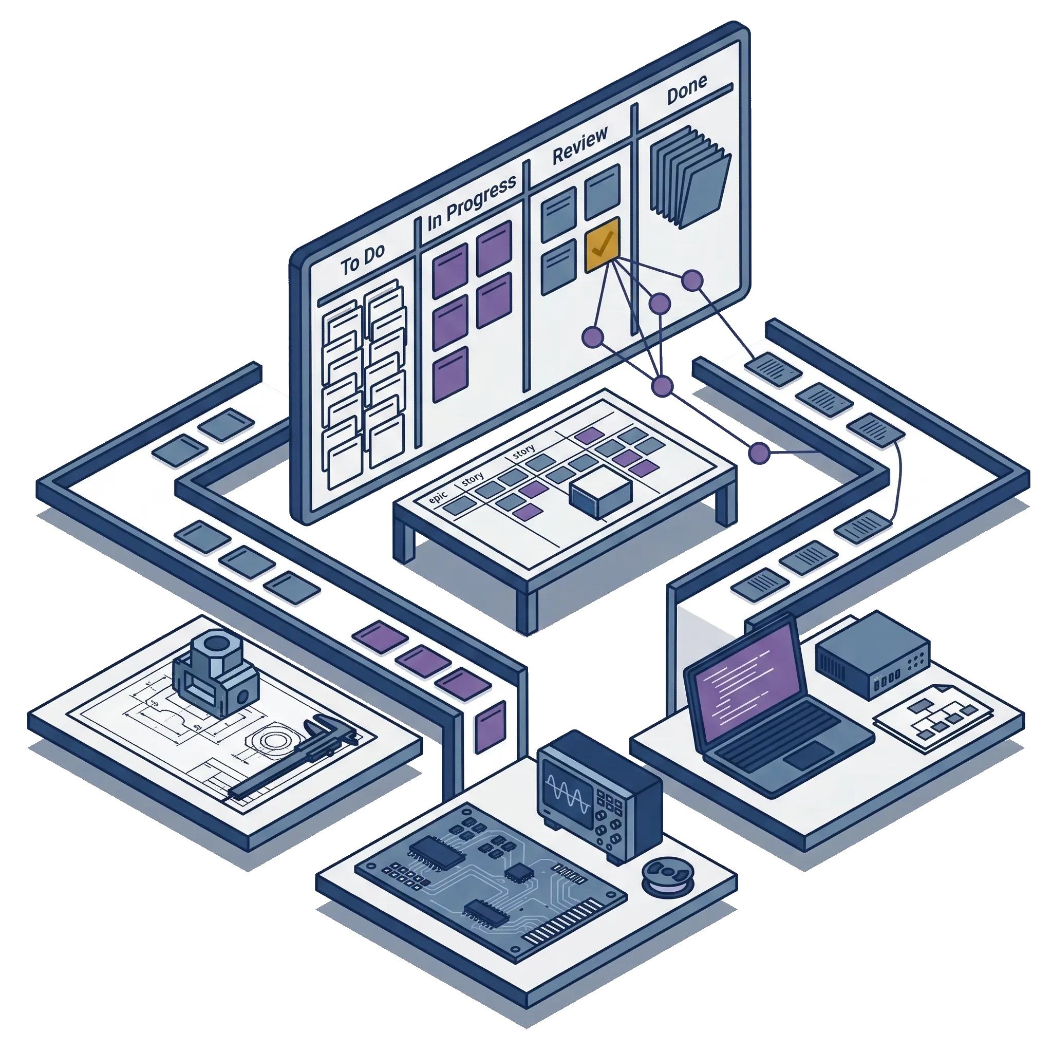 Cross functional product development system design